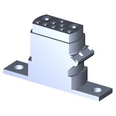 Module 1100 Grounding With individual mounting brackets 2 contacts #12 + 8 contacts #20