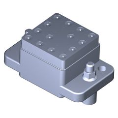 Socket Model ASNE0249 14 contacts #20 With contacts, With integrated pillars