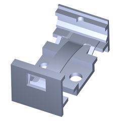 Metallic rail RoHS Anodization + Cadmium bichromate plating (not conductive) 1 module