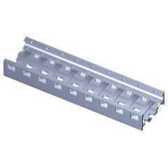 Rail Métallique RoHS Oxydation anodique + Cadmié bichromaté (non conducteur) 9 modules