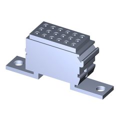 Grounding Module 1758 With individual mounting brackets 18 contacts #20 Fixing Ø 4,3