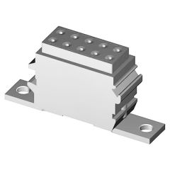 Grounding Module 1758 With individual mounting brackets 10 contacts #16