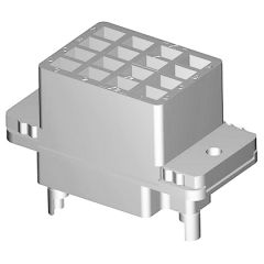 Faston type relay socket 4RT monostable 10A with directional posts With fixation set Marking P/N + Date code Standard polarizers