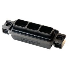 Flanged receptacle 1900SIM Standard composite Without plating Delivered with its Male Cadmium standard polarizers (by screw) Not mounted on shells