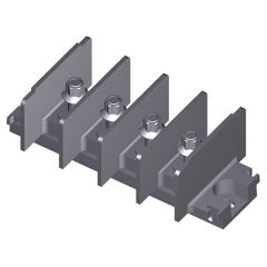 Assembly 3240 0.2500-28 UNF (Ø 6,35 ) - H: 16,5 mm - pitch of 19,5 Without wave-washers 4 terminals