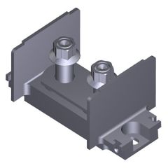 Assembly 3240 0.3750-24 UNF (Ø 9,52) - H: 25 mm - pitch of 28 Without wave-washers 2 shunt terminals