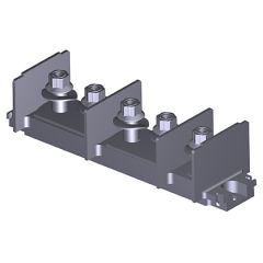 Assembly 3240 0.3750-24 UNF (Ø 9,52) - H: 25 mm - pitch of 28 With wave-washers 5 terminals of which 4 are shunt