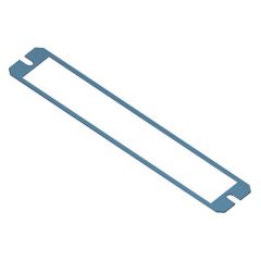 Panel sealing for flanged receptacle 4 Modules Conductive