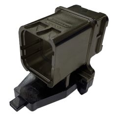 Receptacle SIM serie2 Monomodule Long with 3 pins clip Olive drab cadmium With ESD cap Polarization E