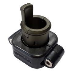 Straight Backshell With screw fixation clips With cable tie Olive drab cadmium
