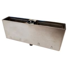 Fiche Clicker nut 4 Modules Métallique Standard Nickel brillant Détrompage E Non monté