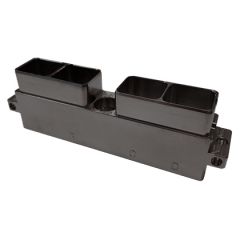 Receptacle Standard 4 Modules Metallic Standard Black nickel Polarization C Not mounted