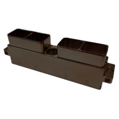 Receptacle Standard 4 Modules Metallic Standard Olive drab cadmium Without polarization