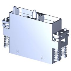 Fiche SIM série3 Rack inversé 2 modules Métallique Standard Cadmium vert olive Sans détrompage