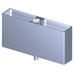 Plug SIM serie3 Clicker nut 4 modules Metallic Standard Olive drab cadmium Polarization E Not mounted