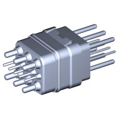 Module With straight PCB contacts Pin With peripheral sealing 5 contacts #22 + 6 contacts #16 Tin-plated without Lead (RoHS) Polarization N