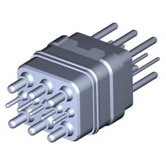 Module With front removable PCB contacts Pin With peripheral sealing Contacts #22 + Contacts #16 Polarization N