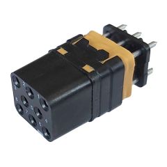 Module With straight PCB contacts Socket Without peripheral sealing Contacts #16 Gold-plated (RoHS) Polarization N