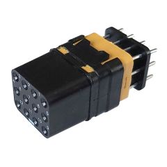 Module With straight PCB contacts Socket Without peripheral sealing Contacts #20 Gold-plated (RoHS) Polarization N